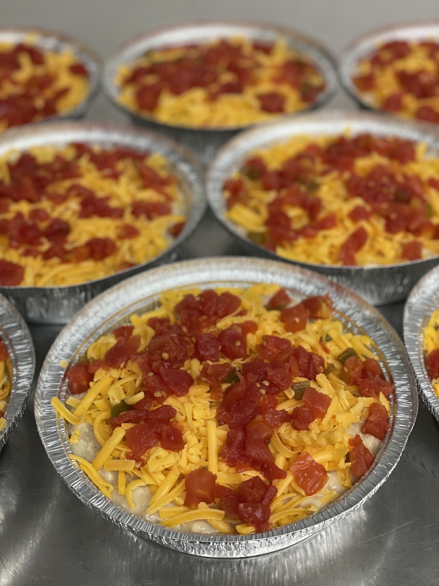 Take-n-bake casseroles in foil pans