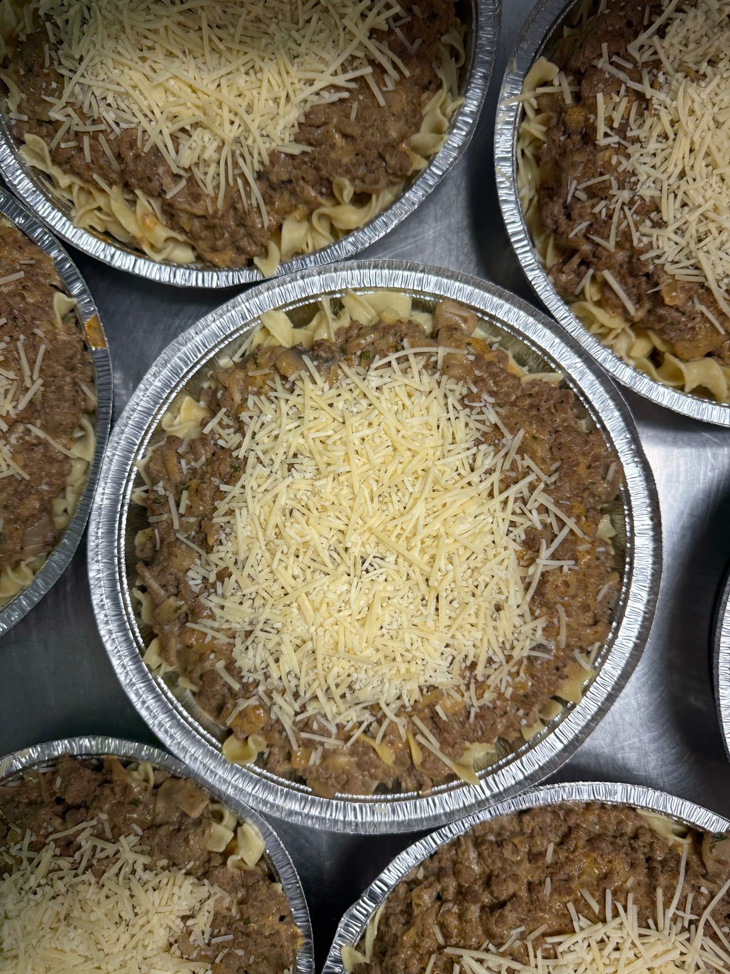 Beef stroganoff casseroles